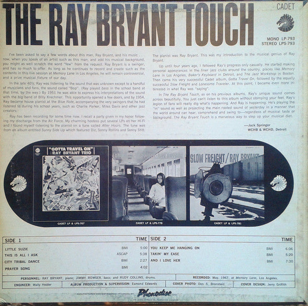 Ray Bryant : The Ray Bryant Touch (LP, Album)