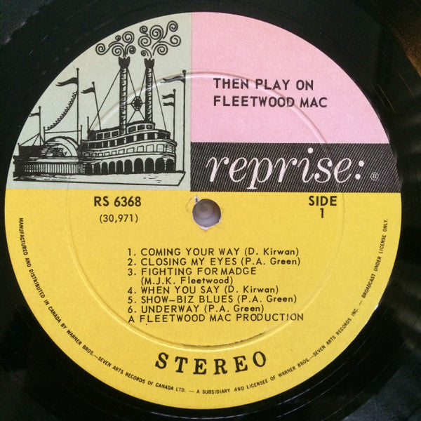 Fleetwood Mac : Then Play On (LP, Album, Gat)