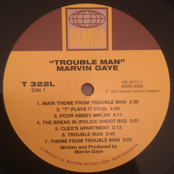 Marvin Gaye : Trouble Man (LP, Album, Ltd, RE, 180)