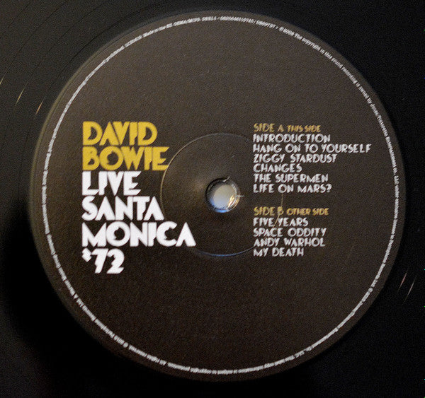 David Bowie : Live Santa Monica '72 (2xLP, Album, RE)