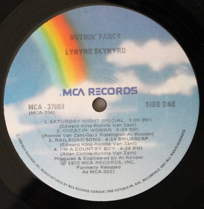Lynyrd Skynyrd : Nuthin' Fancy (LP, Album, RE)