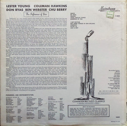 Coleman Hawkins, Lester Young, Ben Webster, Don Byas, Leon "Chu" Berry : The Influence Of Five (LP, Comp)