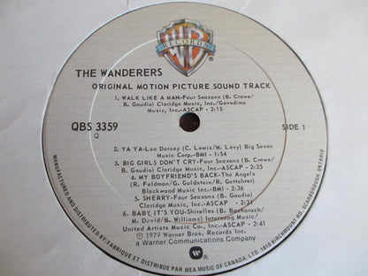 Various : The Wanderers - Original Motion Picture Soundtrack (LP, Comp)