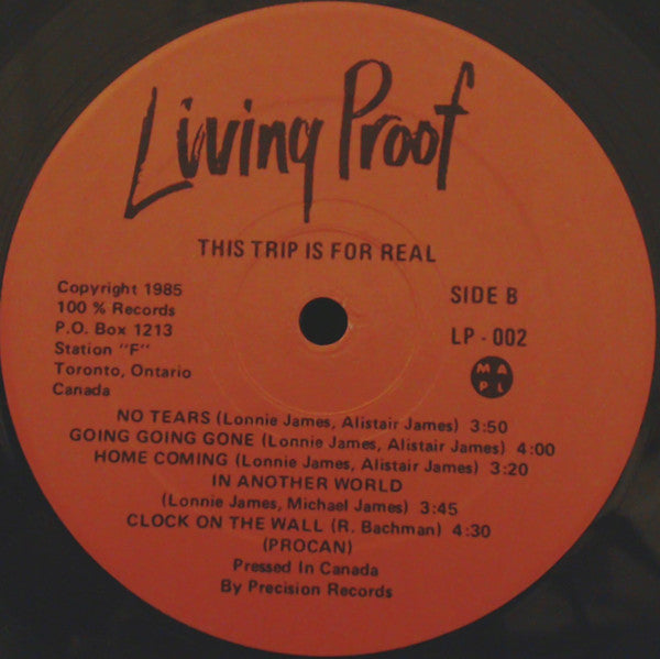 Living Proof (7) : This Trip Is For Real (LP, Album)