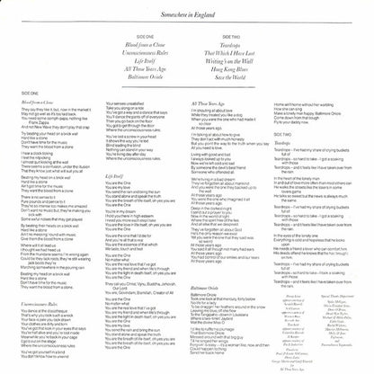 George Harrison : Somewhere In England (LP, Album, Don)
