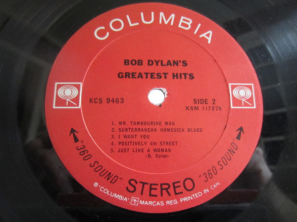Bob Dylan : Bob Dylan's Greatest Hits (LP, Comp)