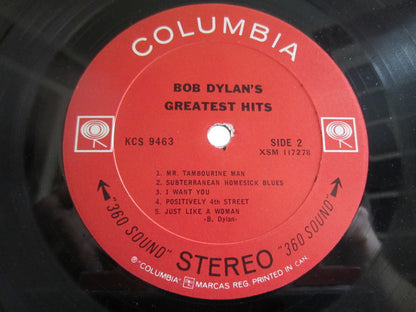 Bob Dylan : Bob Dylan's Greatest Hits (LP, Comp)