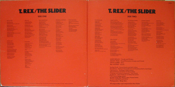 T. Rex : The Slider (LP, Album, Ter)