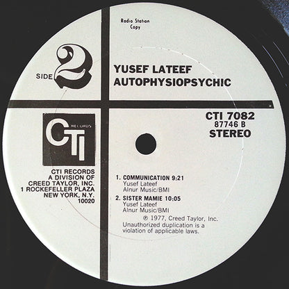 Yusef Lateef With Art Farmer : Autophysiopsychic (LP, Album, Promo)