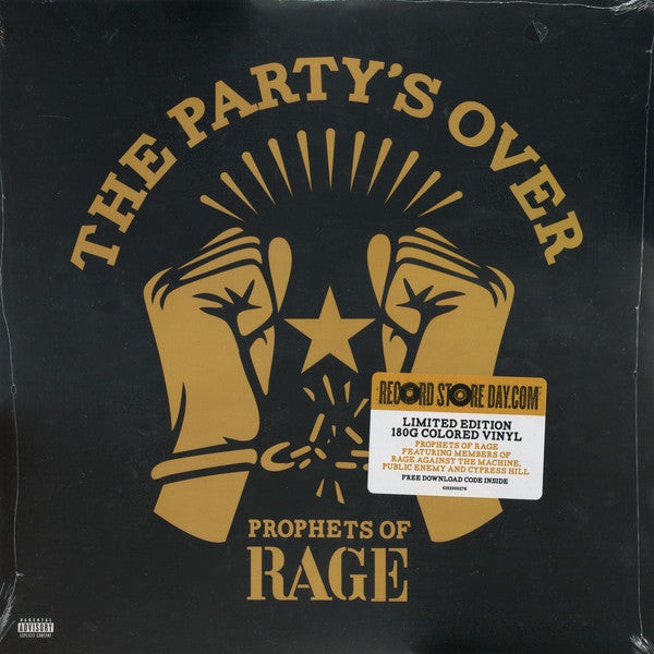 Prophets Of Rage (6) : The Party's Over (12", EP, RSD, Ltd, Num, Red)