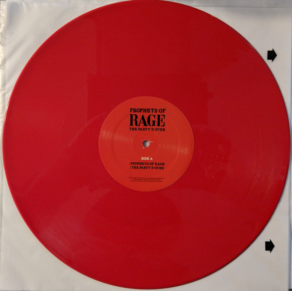 Prophets Of Rage (6) : The Party's Over (12", EP, RSD, Ltd, Num, Red)