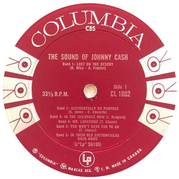 Johnny Cash : The Sound Of Johnny Cash (LP, Album, Mono)