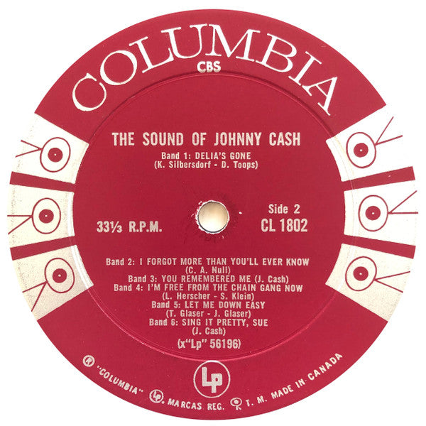 Johnny Cash : The Sound Of Johnny Cash (LP, Album, Mono)