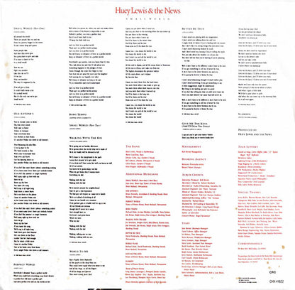 Huey Lewis & The News : Small World (LP, Album, Club)