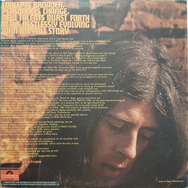 John Mayall : U.S.A. Union (LP, Album, Club, Gat)