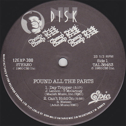 Cheap Trick : Found All The Parts (12", EP)