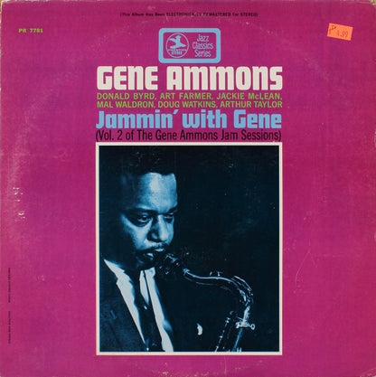 Gene Ammons : Jammin' With Gene (Gene Ammons Jam Sessions Vol. 2) (LP, Album, RE, RM)