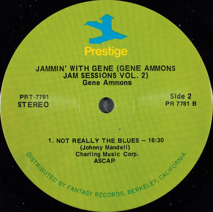 Gene Ammons : Jammin' With Gene (Gene Ammons Jam Sessions Vol. 2) (LP, Album, RE, RM)