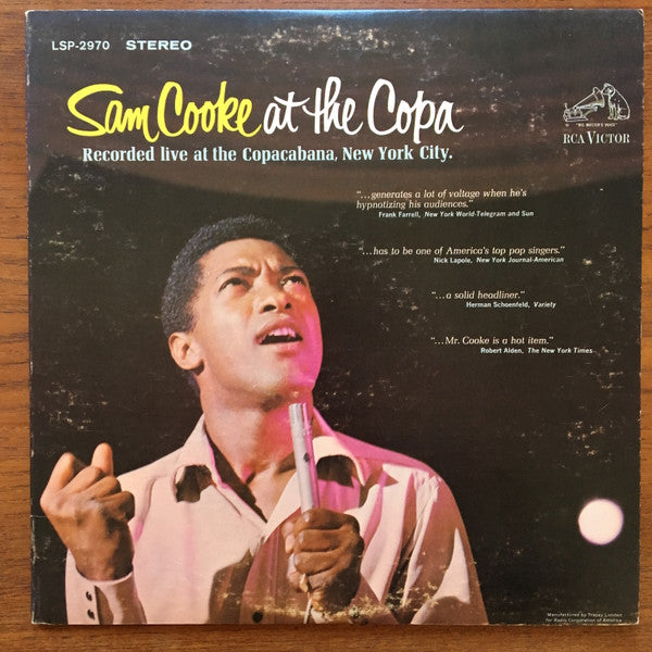 Sam Cooke : Sam Cooke At The Copa (LP, Album)