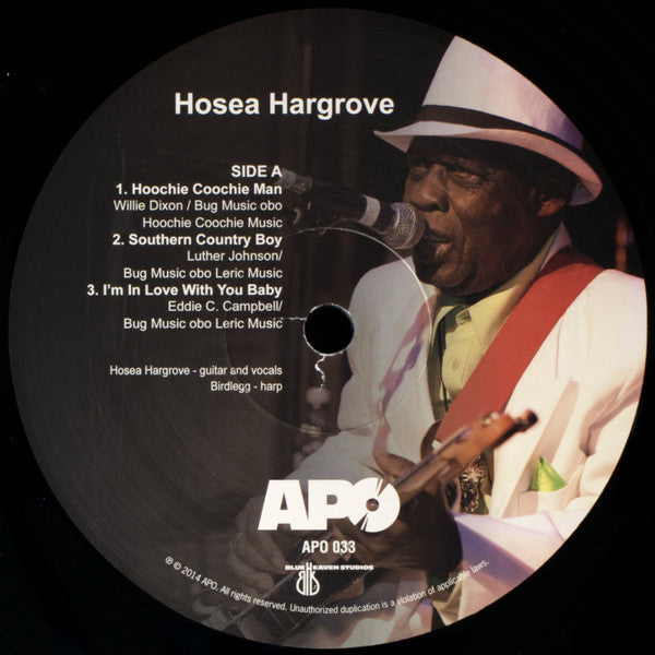 Hosea Hargrove, Birdlegg : Hosea Hargrove Birdlegg (12", Album, 200)