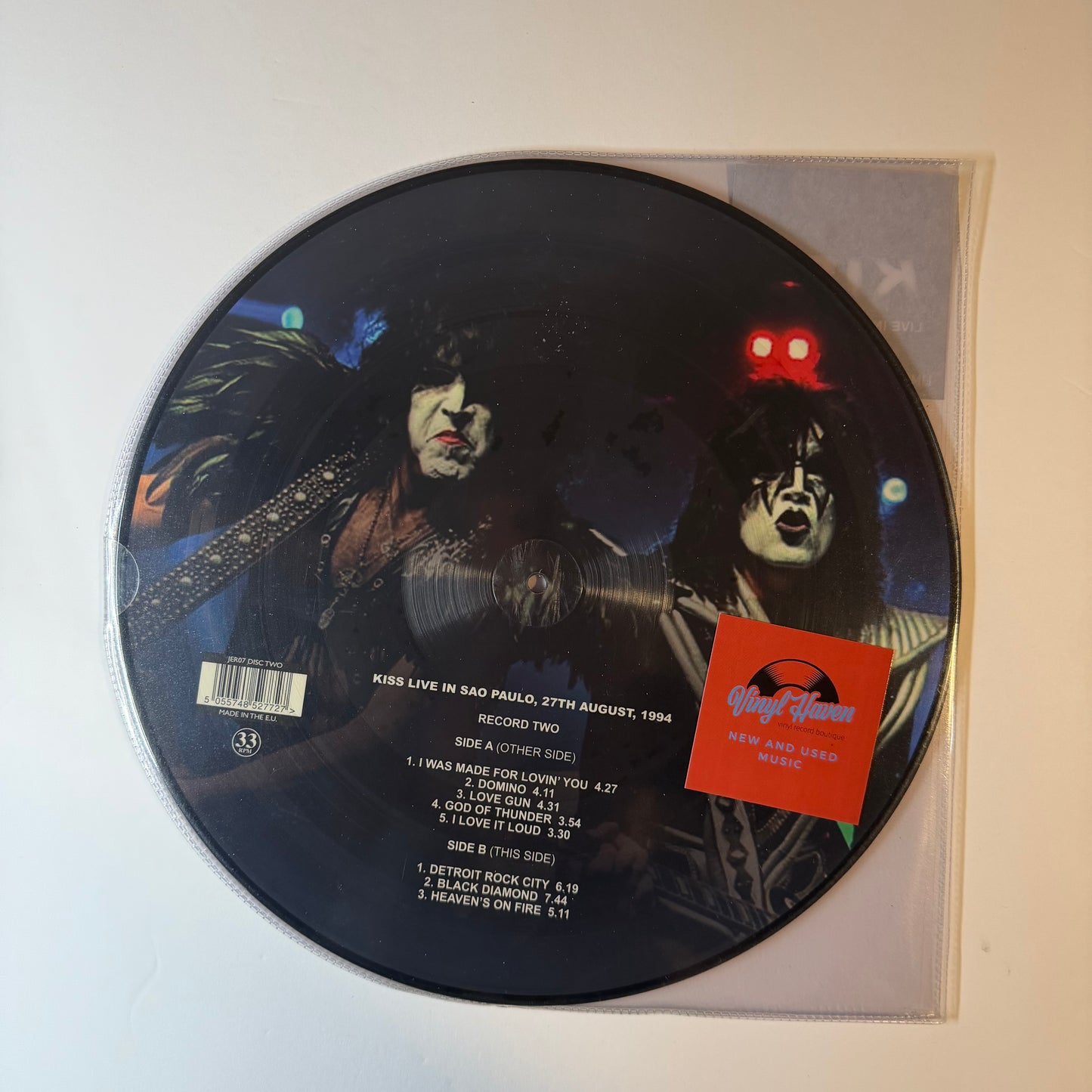 Kiss – Live Sao Paulo 1994 Picture Disc (LP) (Mint (M))