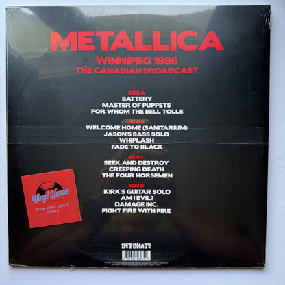 Metallica – Winnipeg 1986 The Canadian Broadcast (LP) (Mint (M))